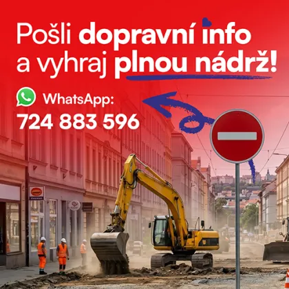 🚗 Dopravní hlídka Hitrádia Faktor: Natankuj plnou zadarmo!