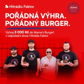 Máte chuť na pořádný burger? Vyhrajte s Faktorem Mama’s Burger za 3 000 Kč!