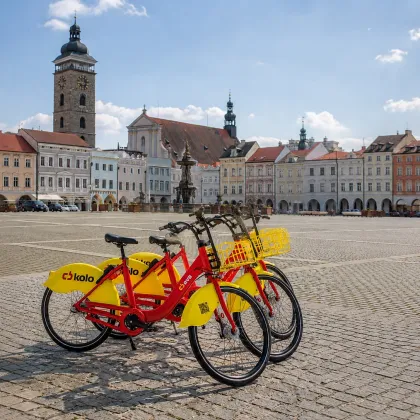 České Budějovice představily vlastní sdílená kola. CBkolo má být novým parťákem k MHD