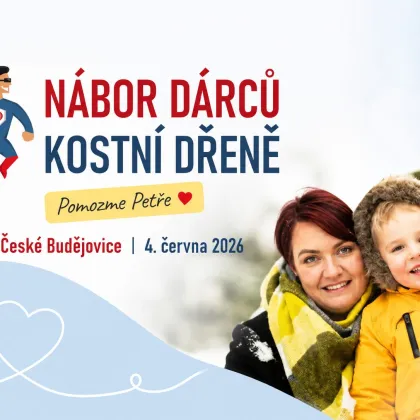 Maminka malého Lukáška bojuje s leukémií. V Budějovicích můžete pomoci vstupem do registru dárců kostní dřeně