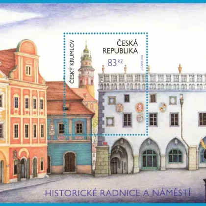 Český Krumlov bude mít vlastní poštovní známku