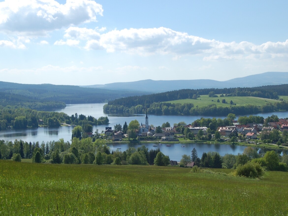 Dalším lázeňským místem na jihu je Frymburk.