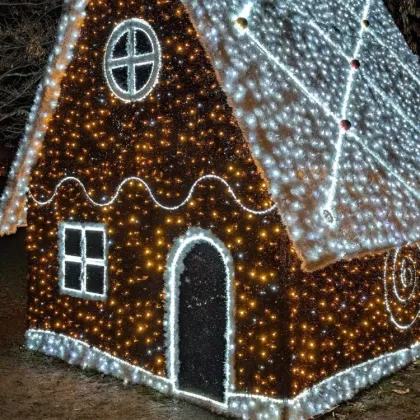 Mladý muž prorazil hlavou perníkovou chaloupku v Budějcích.