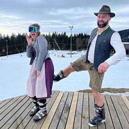 Na jihu Čech se pořád lyžuje. Sezona může vydržet až do Velikonoc