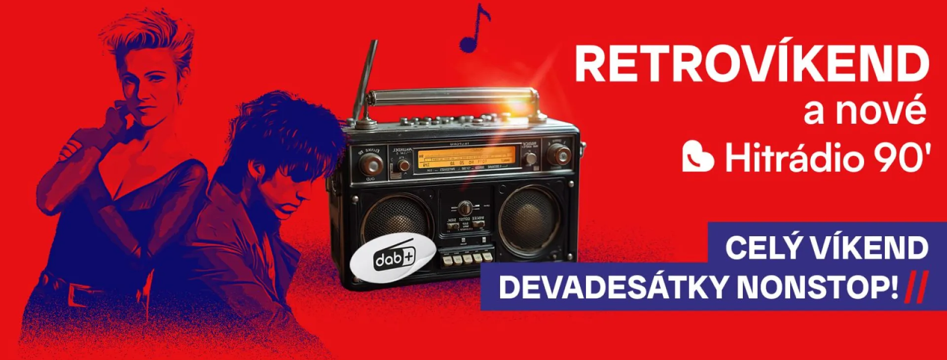 Retrovíkend s novým Hitrádiem Devadesátka