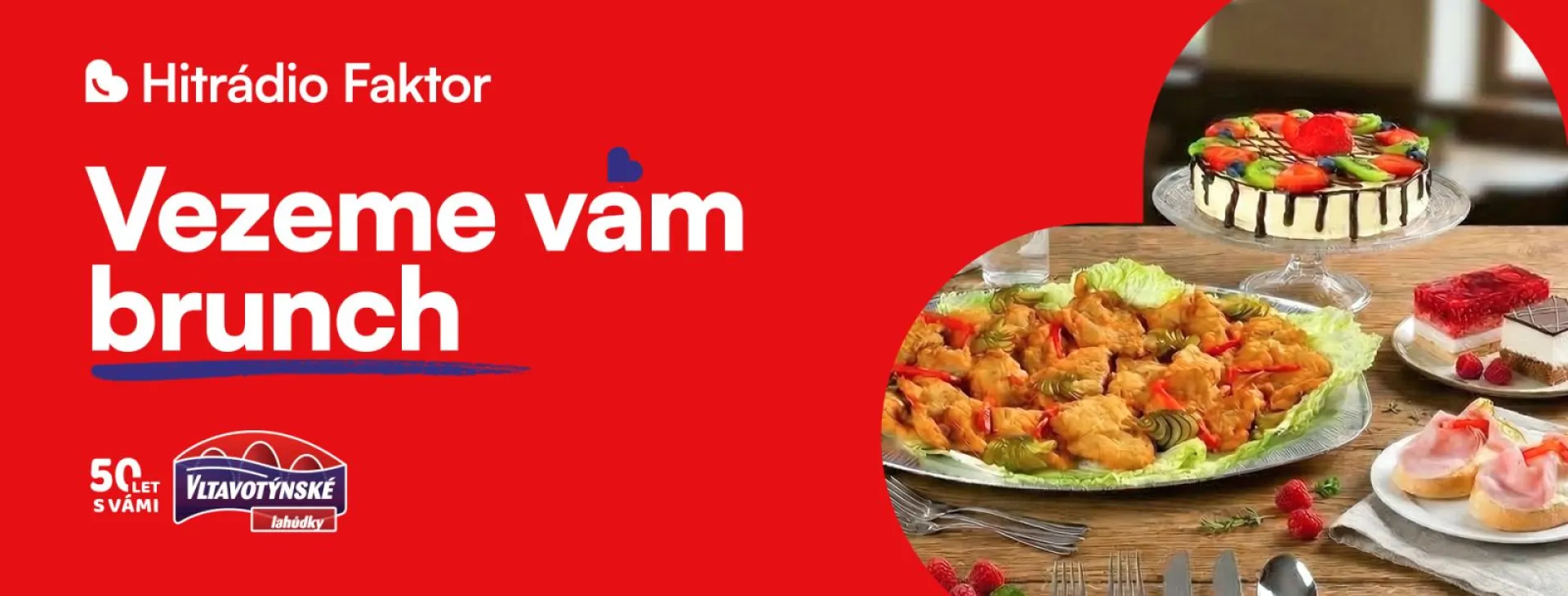 Vezeme vám brunch! V dubnu vyráží Hitrádio Faktor za těmi, kteří si zaslouží poděkování!