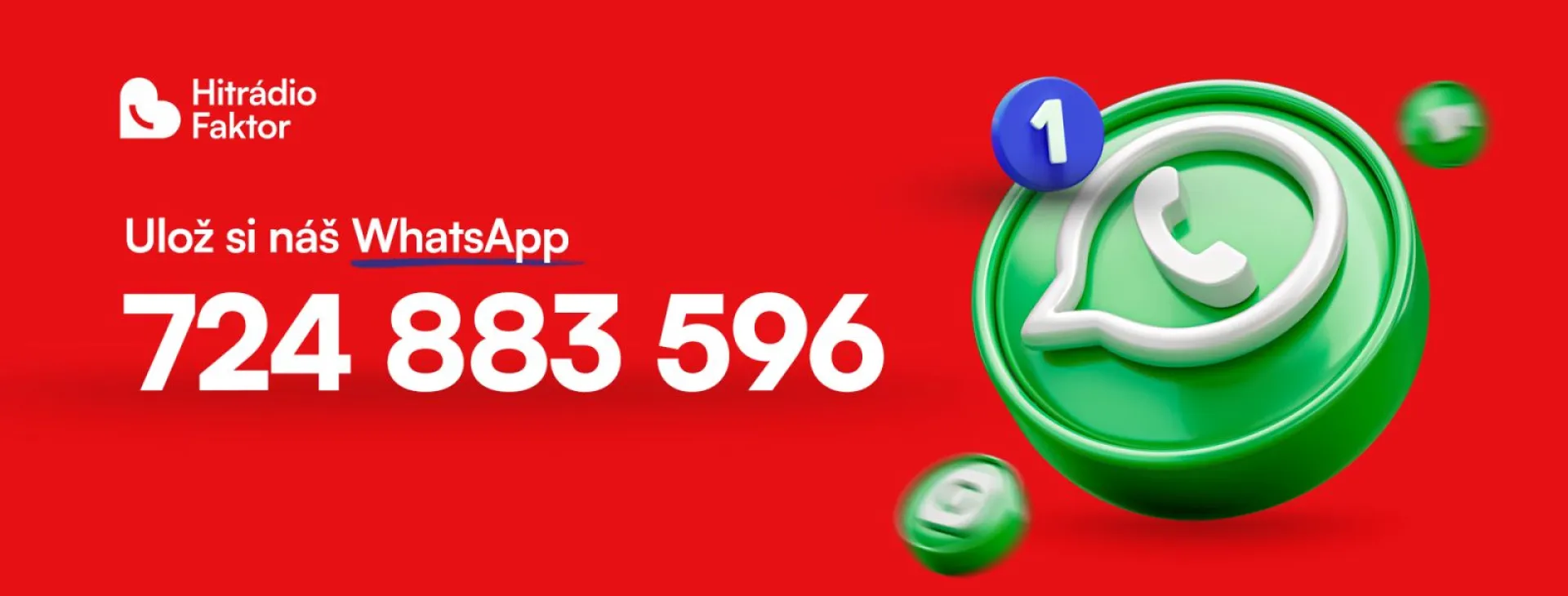Máme WhatsApp! Napište nám do studia kdykoliv