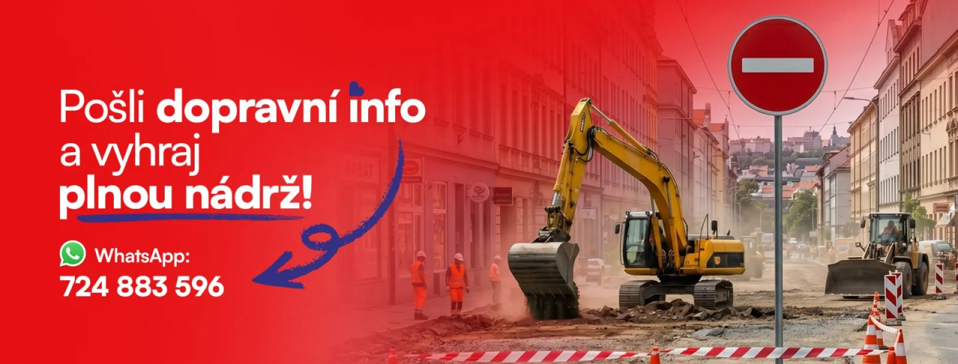 Dopravní hlídka Hitrádia Faktor: Natankuj plnou zadarmo!