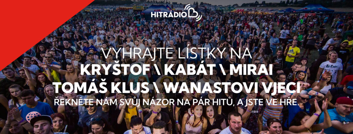 SOUTĚŽ: Vyhrajte si lístky na KABÁTY, NO NAME, MIRAI, KRYŠTOFY, WANASTOVKY a další!